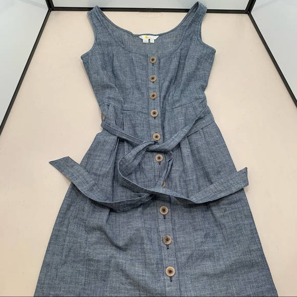 Boden Dresses & Skirts - Boden Sleeveless Denim Dress Midi Size 2P